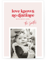 This is a red valentines day by Caitlin Considine called No distance with standard printing on signature in standard.
