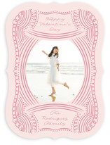 This is a pink valentines day by Nicole Barreto called Doodled Lines with standard printing on signature in standard.
