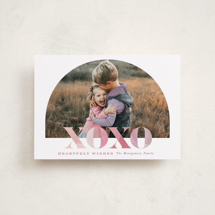 XOXO Statement Valentine's Day Postcards by Hooray Creative Minted