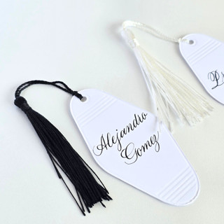 This is a multicolor belly bands by Inkspiringletters called tassels- various colors- set of 25 in standard
