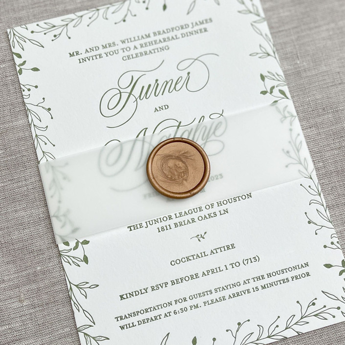 MIN-UFN-WBL - Clear vellum belly bands for invitations | Set of 10
