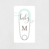 Diaper Pin Foil-Pressed Baby Shower Invitations... | Minted