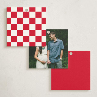 This is a marinara baby shower favor tags with standard by Madhvi Samimi called special delivery pizza printing on signature in tag