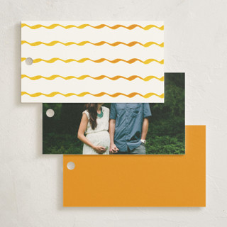 This is a sunshine baby shower favor tags with standard by Claudia Orengo called letter box printing on signature in tag