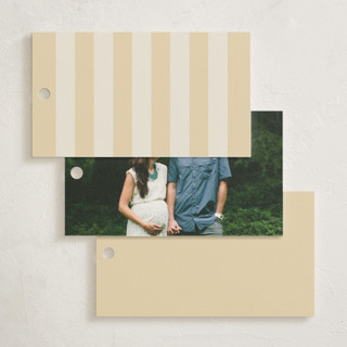 This is a buttercup baby shower favor tags with standard by Stephanie Hawkes called on board printing on signature in tag