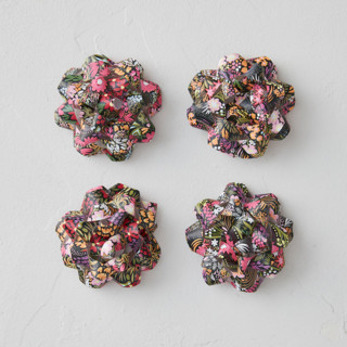 This is a vivid wrapping paper by Black Botanic called floral wraps in standard