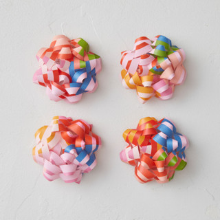 This is a sunrise wrapping paper by Dominique Vari called colourful kilim in standard