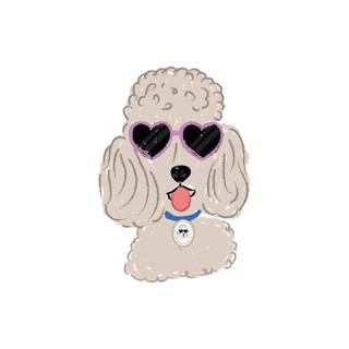 This is a multicolorassorted-colors design elements by Helena Vitto called custom pet icon in standard