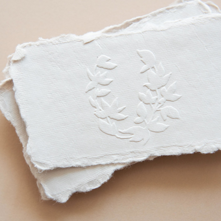 MIN-RK5-WEM - Paper Embosser Design No.8 - Leafy Branch