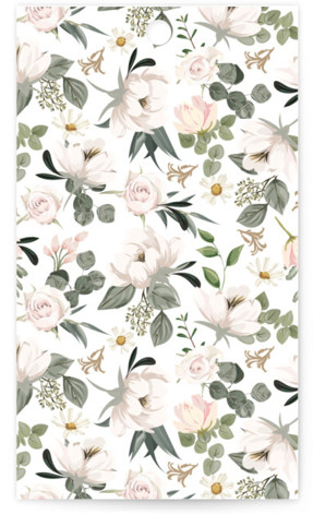 This is a verdant wedding favor tags with standard by Susan Moyal called country garden printing on signature in tag