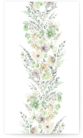 This is a greenery wedding favor tags with standard by Phrosné Barwood called floral arch printing on signature in tag