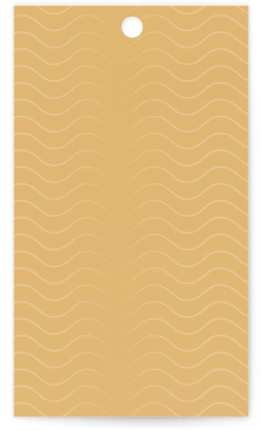 This is a sunrise wedding favor tags with standard by Hannah Bowman called simple seashell printing on signature in tag
