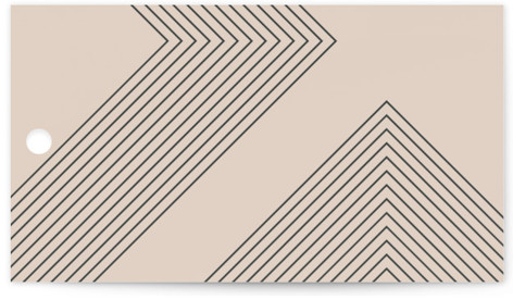 This is a linen wedding favor tags with standard by Christie Garcia called picturesque printing on signature in tag