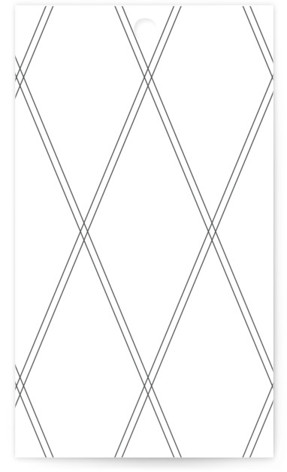 This is a chantilly wedding favor tags with standard by Jessica Williams called vining printing on signature in tag