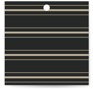 This is a charcoal wedding favor tags with standard by Lucrecia Caporale called timeless charm printing on signature in tag