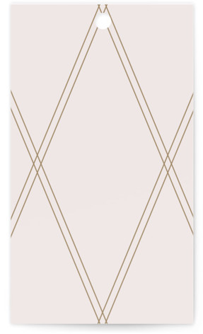 This is a spun sugar wedding favor tags with standard by Jessica Williams called classique printing on signature in tag