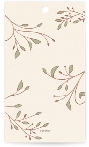 This is a autumn wedding favor tags with standard by Morgan Ramberg called disney storybook printing on signature in tag