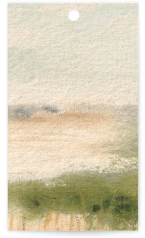 This is a meadow wedding favor tags with standard by Holly Whitcomb called bluestem fields printing on signature in tag