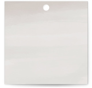 This is a snow wedding favor tags with standard by Melinda Denison called regal printing on signature in tag