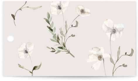 This is a inked wedding favor tags with standard by Design Lotus called join together printing on signature in tag