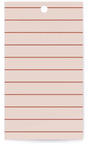 This is a peach cream wedding favor tags with standard by Snow and Ivy called jot printing on signature in tag