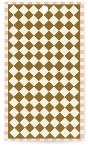 This is a butterscotch wedding favor tags with standard by Helena Vitto called handwritten letter printing on signature in tag