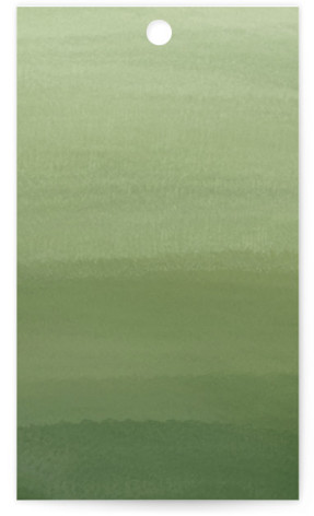 This is a garden wedding favor tags with standard by Leah Bisch called verdure printing on signature in tag