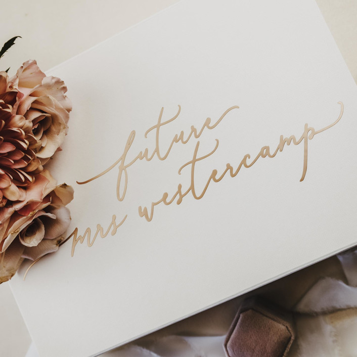 Personalized Bride Gift Box for Bridal Shower