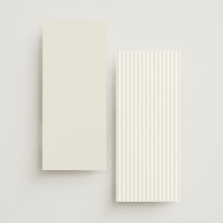 This is a silk unique wedding programs with foil pressed by mo kelley called pearls printing on signature in 4x9