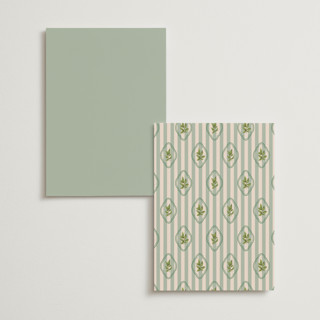 This is a emerald ceremony reception essentials with standard by Creo Study called scripted printing on signature in 5x7