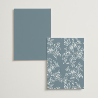 This is a lake ceremony reception essentials with standard by Leah Bisch called wreath in bloom printing on signature in 5x7