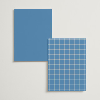 This is a cerulean ceremony reception essentials with standard by Ellen Schlegelmilch called brooklyn printing on signature in 5x7