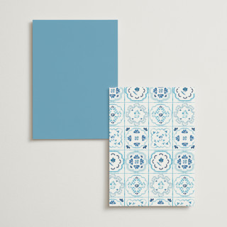 This is a cerulean ceremony reception essentials with standard by Itsy Belle Studio called almafi printing on signature in 5x7