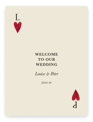 Red Hearts Welcome Signs