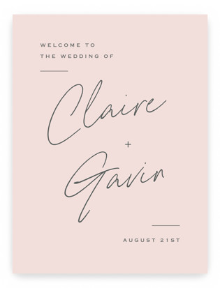 Chic Names Welcome Signs
