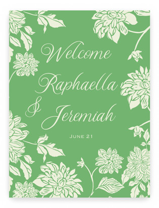 Welcome Blooming Love Welcome Signs