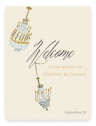 Swinging Celebration Welcome Signs