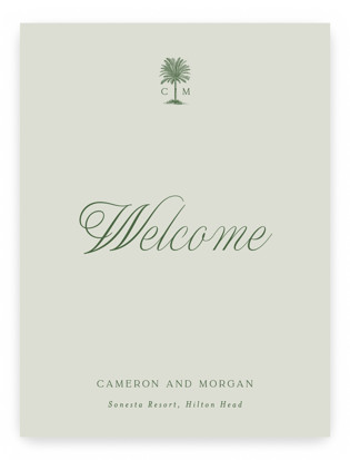 Tropical Welcome Signs