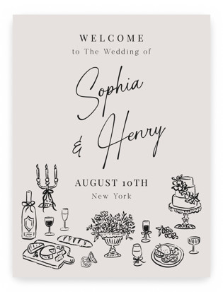 Modern Sketch Welcome Signs