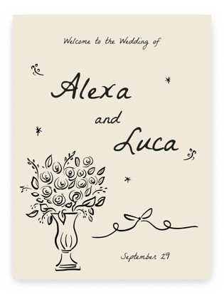 Roses Welcome Signs