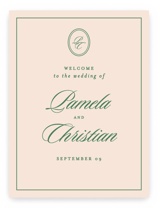 Scripted Welcome Signs