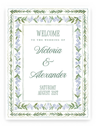 Vintage Sketched Welcome Signs