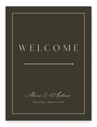 refined Welcome Signs