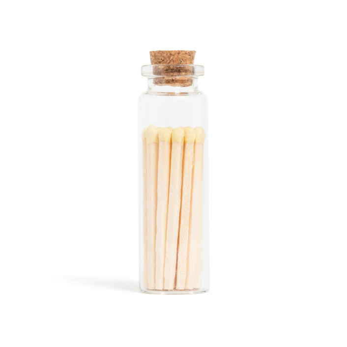 Light Yellow Matchsticks in Small Corked Vial