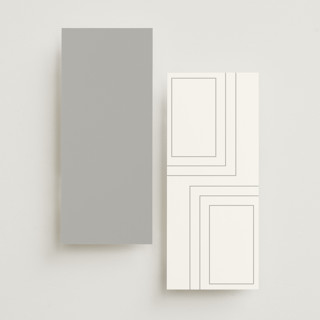 This is a snow unique wedding programs with foil pressed by AK Graphics called bellino printing on signature in 4x9