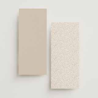 This is a almond unique wedding programs with foil pressed by Erin L. Wilson called trailing vines printing on signature in 4x9