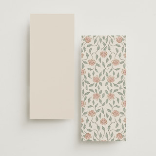 This is a blush meadow unique wedding programs with foil pressed by Grae called dancing in the garden printing on signature in standard