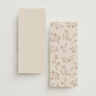 This is a almond unique wedding programs with foil pressed by frau brandt called shining florals printing on signature in standard