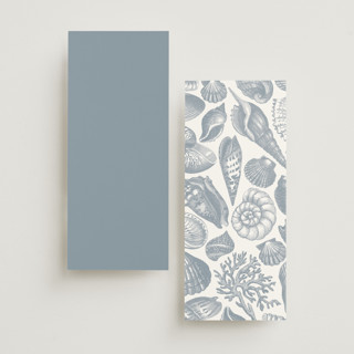 This is a coast unique wedding programs with foil pressed by Kelly Schmidt called seashore printing on signature in standard