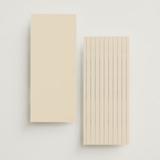 This is a sand unique wedding programs with foil pressed by Jennifer Lew called cove printing on signature in standard